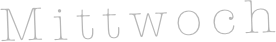 Mittwoch