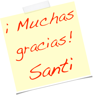 i Muchas gracias!
Santi 